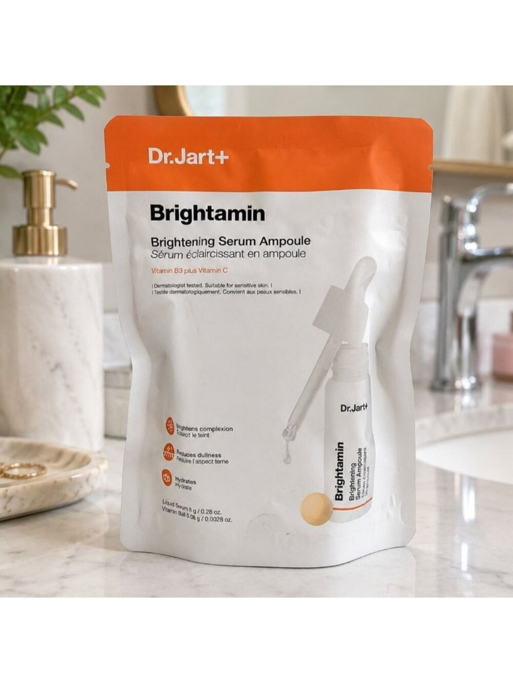 Dr. Jart Brightamin Eye Serum Vitamin C Brightening Stick - NEW Sealed